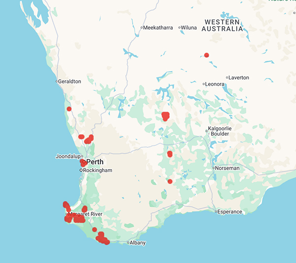 collecting locality map for 'McChesney, C.'